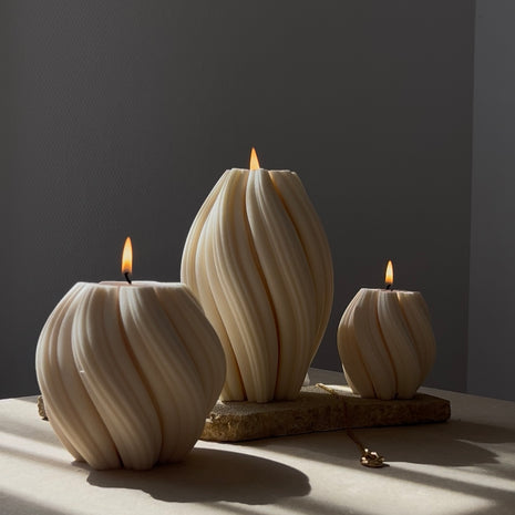 Bougie torsadée "Nairobi"